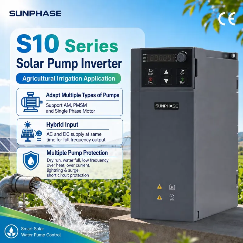 Mppt Solar Pump Controller 1.5Kw - Inverter Pompa Surya Sunphase S10 1.5kW