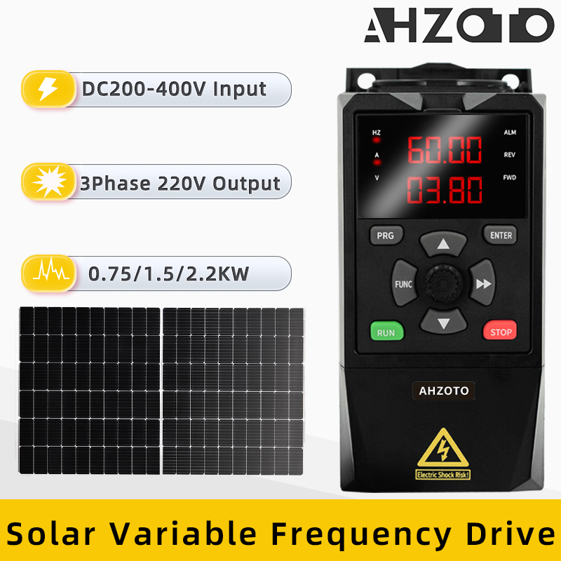Mppt Solar Pump Controller 1.5Kw - Inverter VFD Tenaga Surya, Konverter Tiga