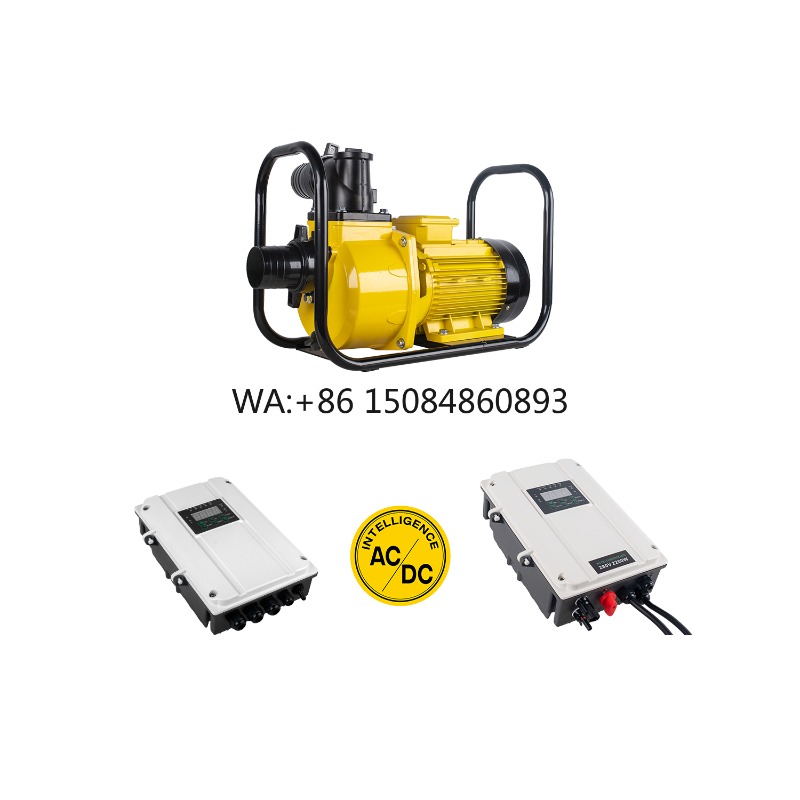 Solar Water Pump 2200W 4 Inch - Pompa Sentrifugal Permukaan Hybrid AC DC
