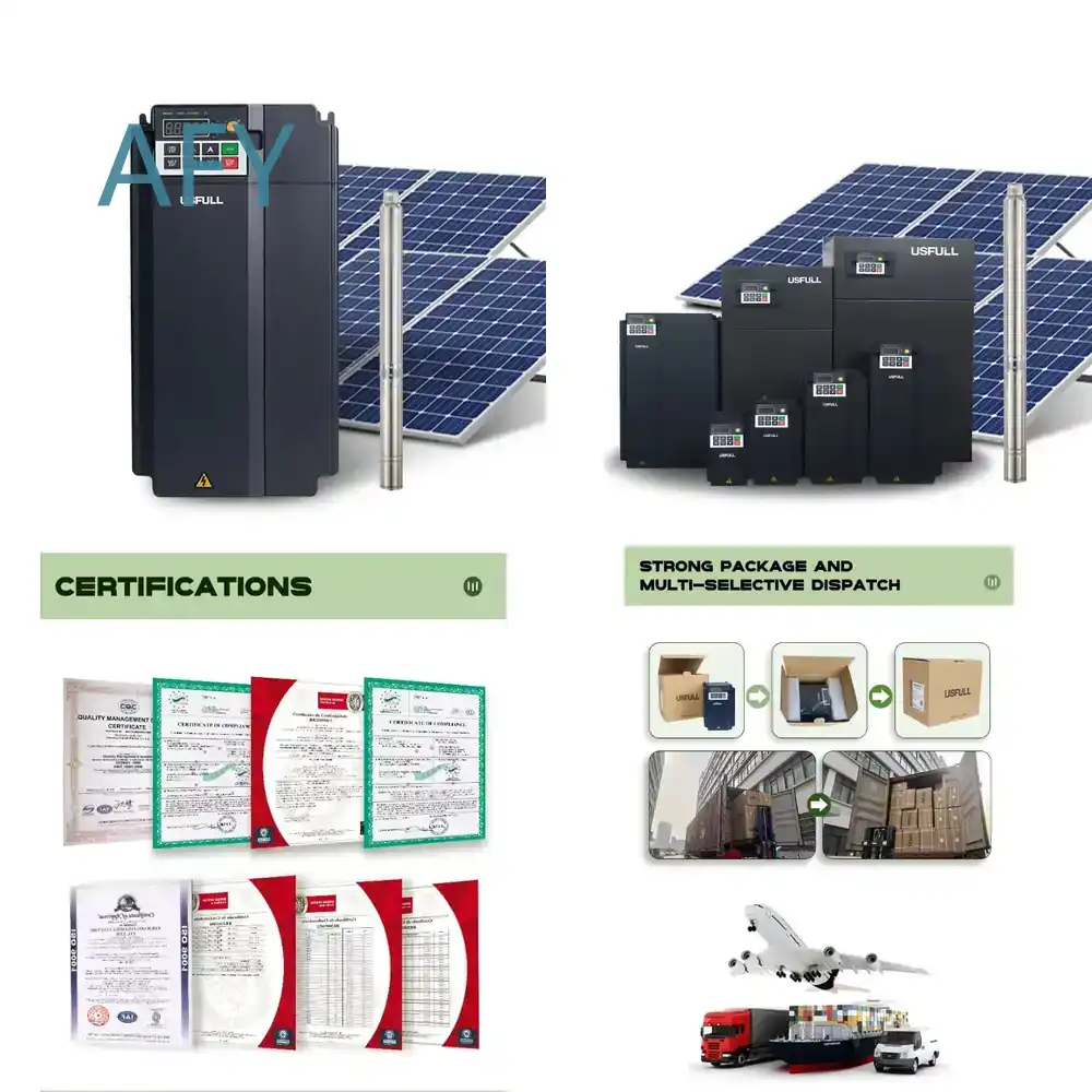 Solar Pump Inverter 2.2Kw - USFULL untuk Inverter Frekuensi Surya Tiga