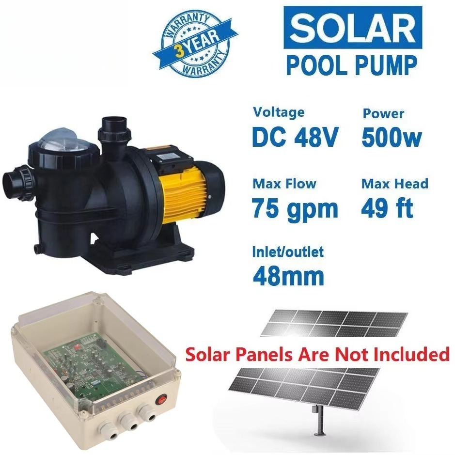 Pompa Filter Air Sirkulasi Kol - Solar Pool Pump 48V Dc ulasan dan harga