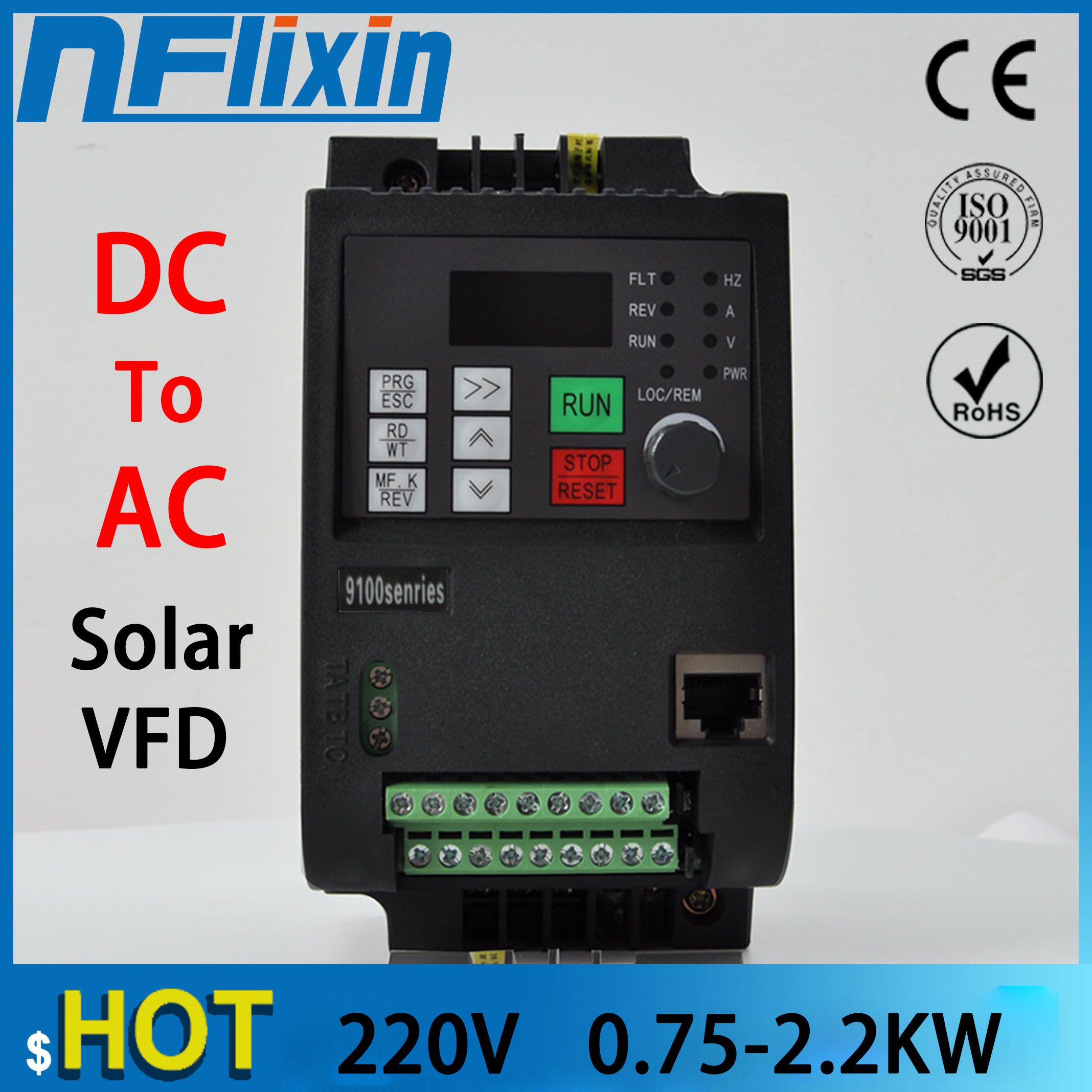Inverter Surya PV DC ke AC Kon - Solar Pump Inverter 2.2Kw ulasan dan harga
