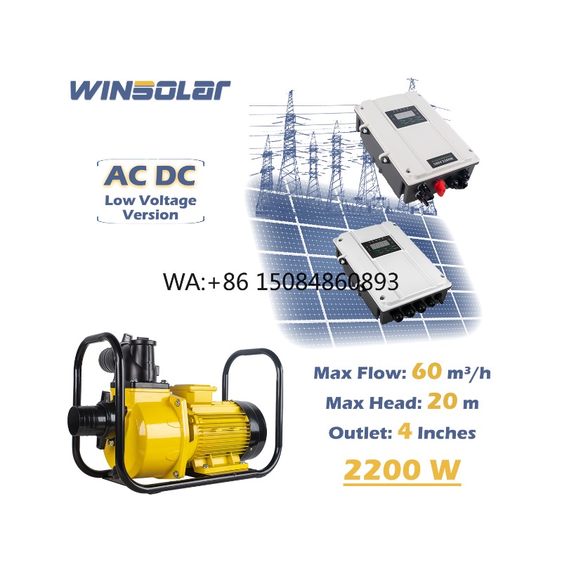 Pompa Sentrifugal Permukaan Hy - Solar Water Pump 2200W 4 Inch ulasan dan harga