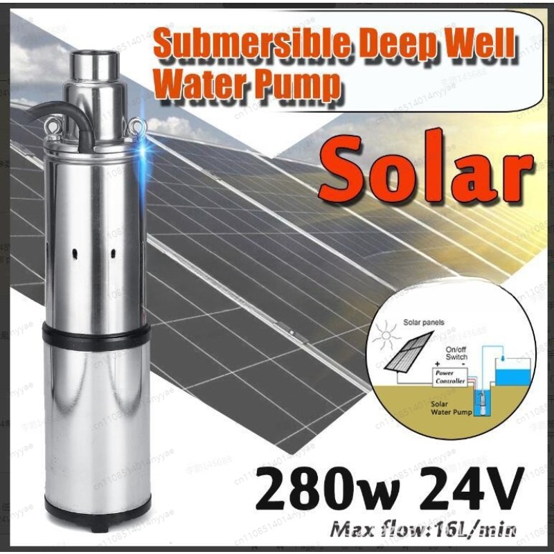 Pompa Sekrup Sumur Dalam Tenag - Solar Irrigation Pump 12V ulasan dan harga