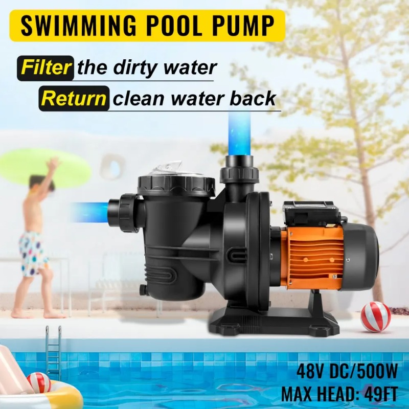 Pompa Kolam Renang Pompa Kolam - Solar Pool Pump 48V Dc ulasan dan harga