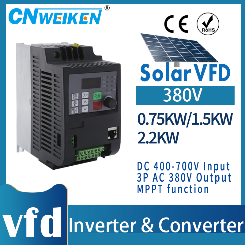 VFD 7,5KW 10HP, Motor Pompa Ai - Solar Pump Inverter 2.2Kw ulasan dan harga