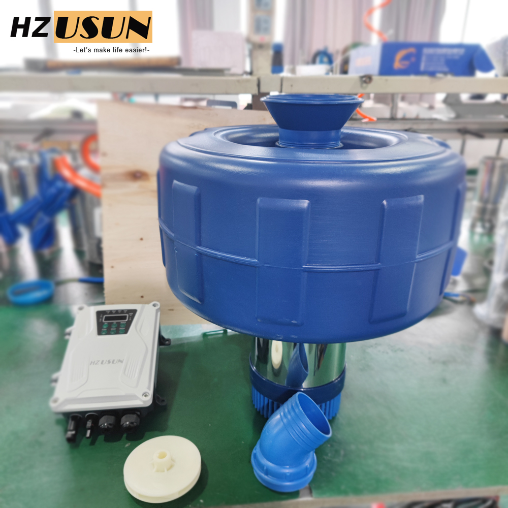 HZUSUN 1 HP Pompa Udara Kolam  - Solar Water Pump 1Hp Dc ulasan dan harga